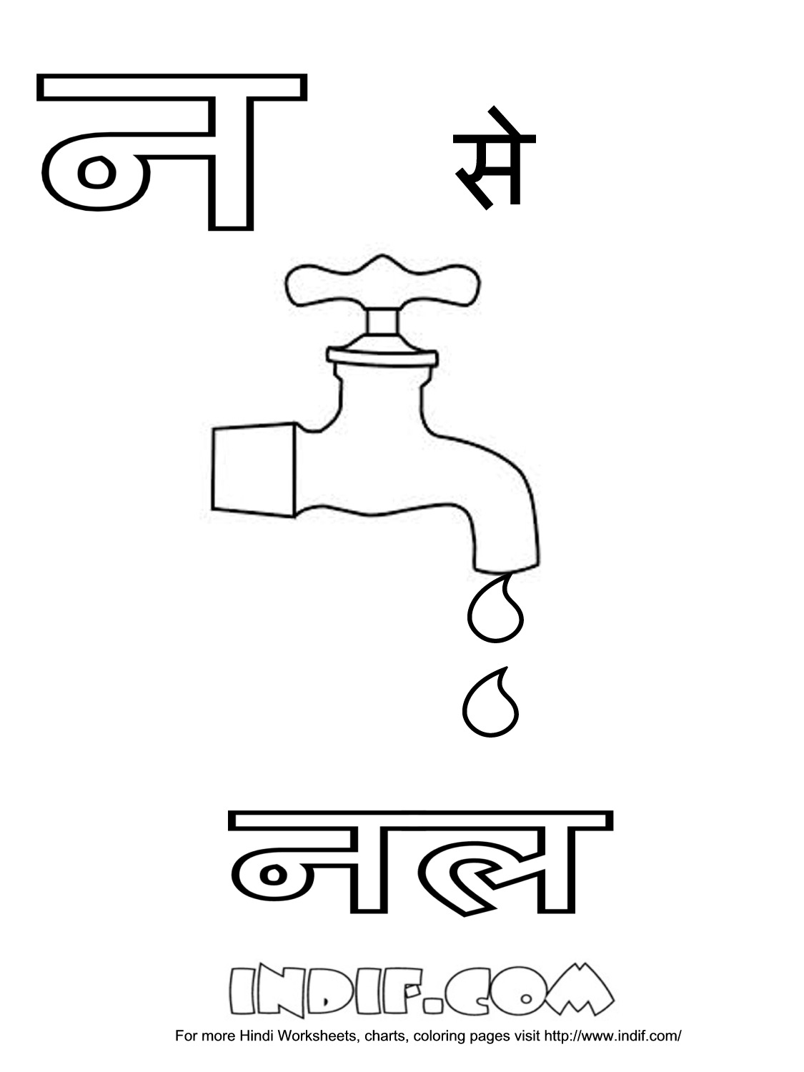 Complete Hindi Alphabet Chart