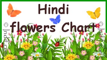 Marathi Flowers Name Chart