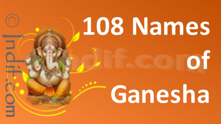 108 Names of Lord Ganesha