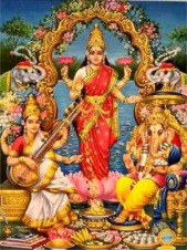 Laxmi Ganesha Saraswati