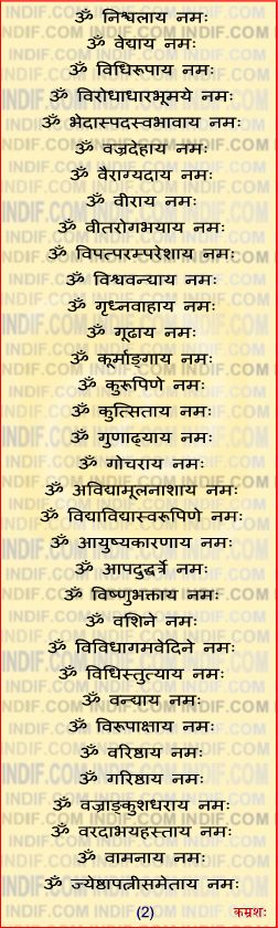 108 Names of Shani Dev