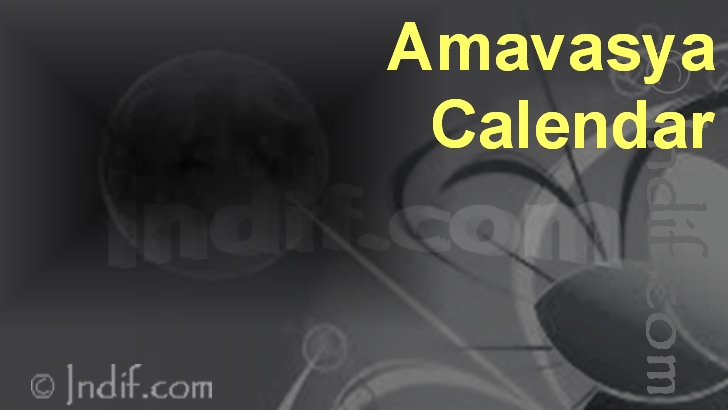 Amavasaya  Calendar