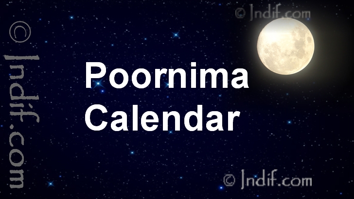 Poornima Calendar