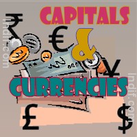 Capitals and currencies